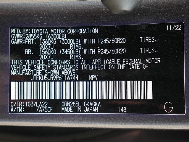 2023 Toyota 4Runner Limited 4WD