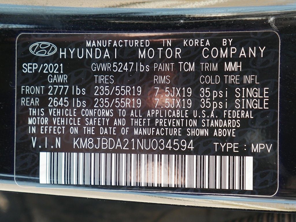 2022 Hyundai Tucson Plug-In Hybrid SEL AWD