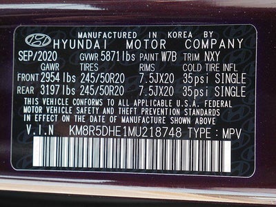 2021 Hyundai Palisade Limited AWD