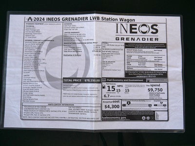2024 INEOS Grenadier Station Wagon 4x4