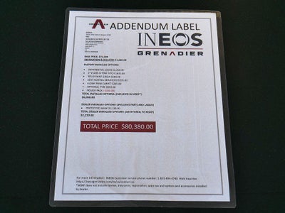 2024 INEOS Grenadier Station Wagon 4x4