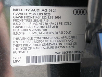 2024 Audi Q3 Premium Plus S Line quattro